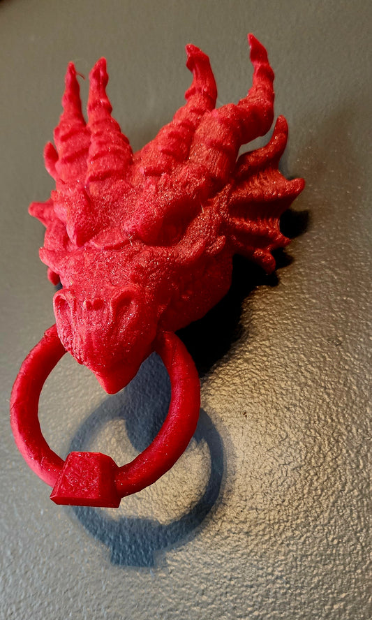 Guardian of Mystical Portals: 3D Printed Dragon Door Knocker
