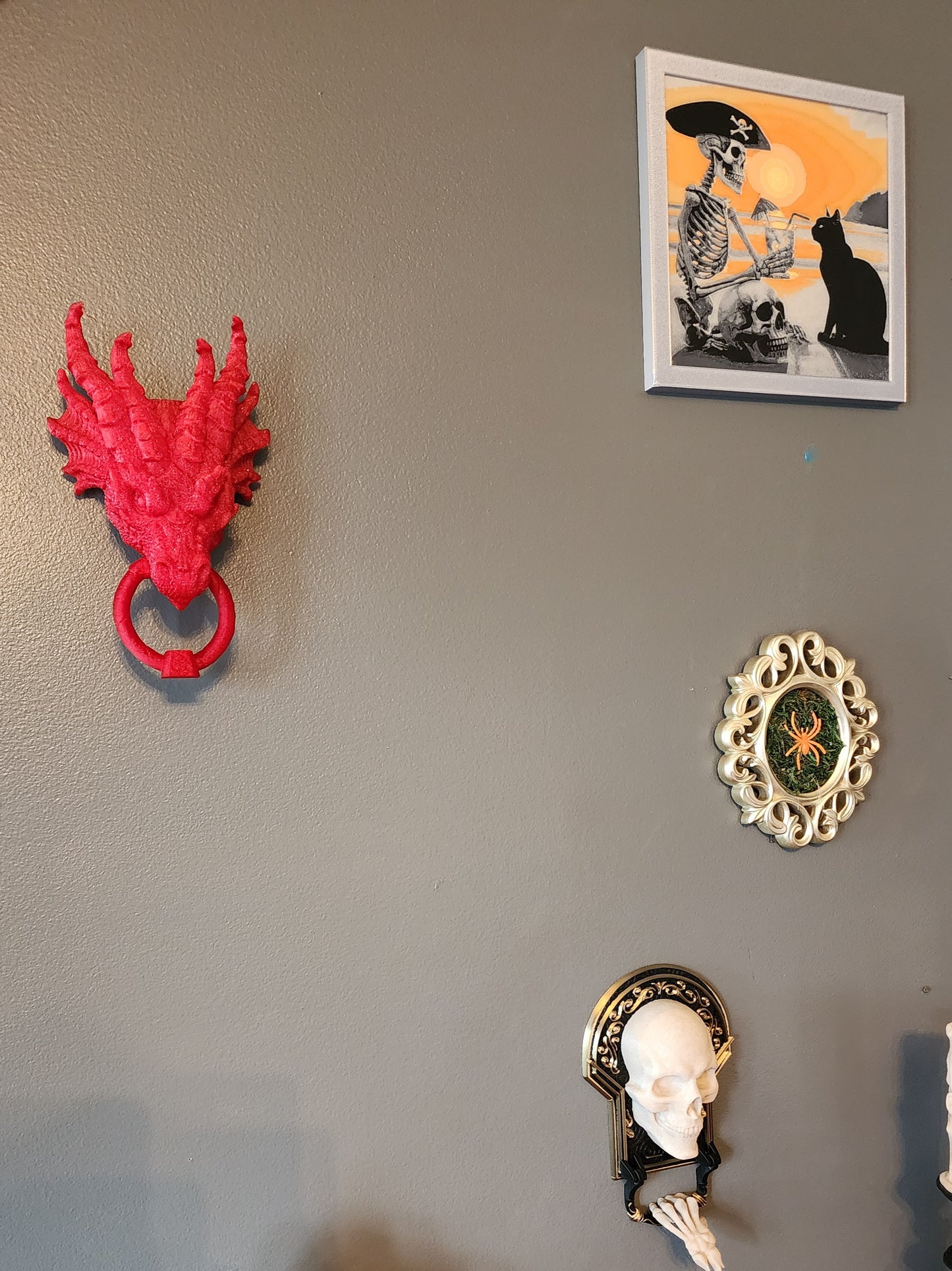 Guardian of Mystical Portals: 3D Printed Dragon Door Knocker