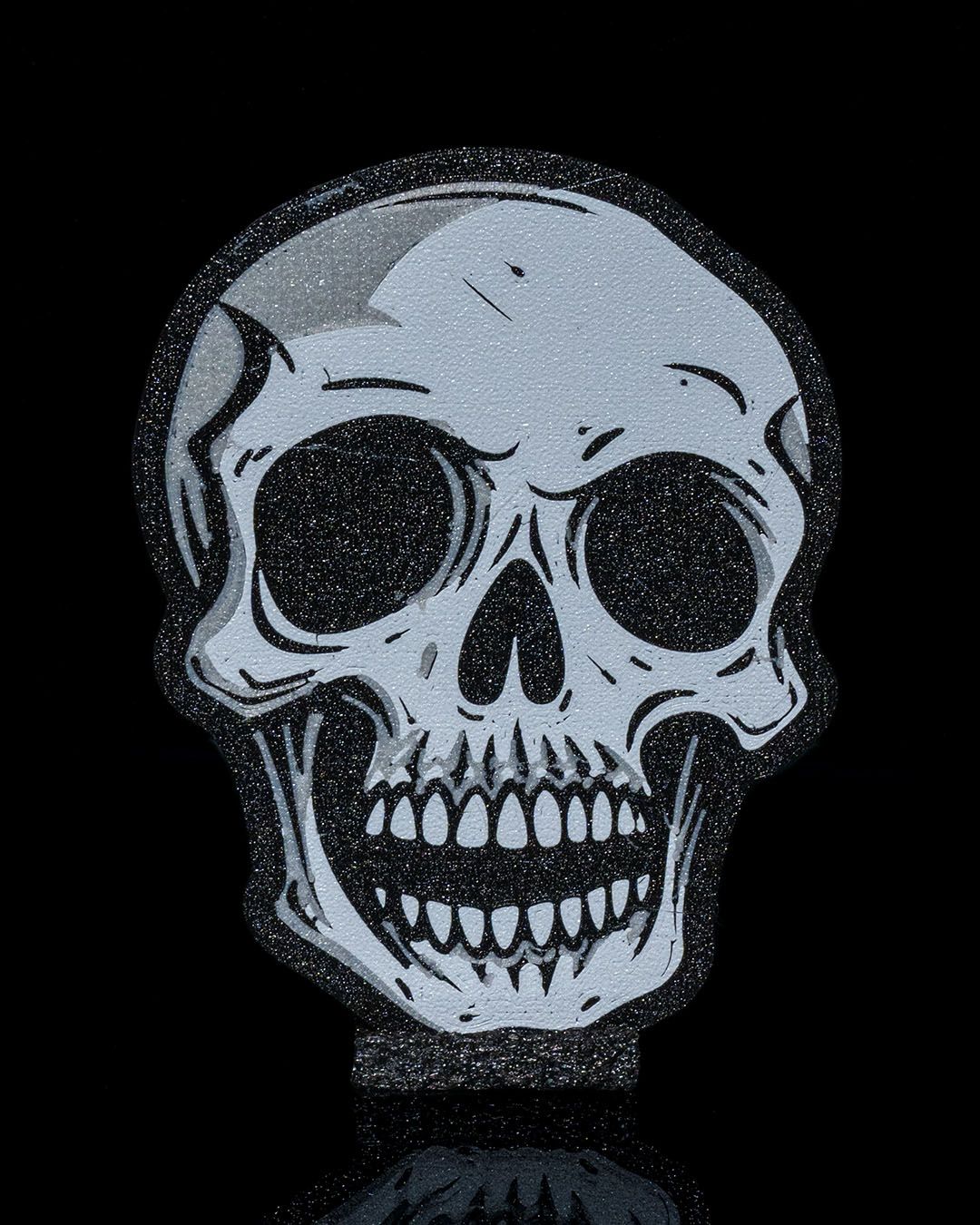 Skull Impressions: 3D Printed Coaster Set of 4