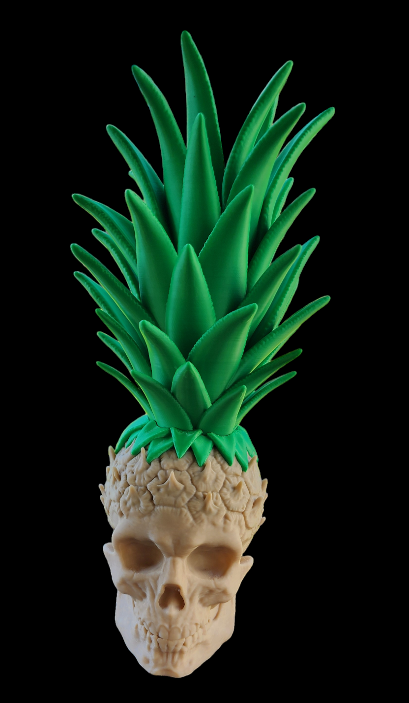 Skull & Pineapple: 3D Printed Whimsy